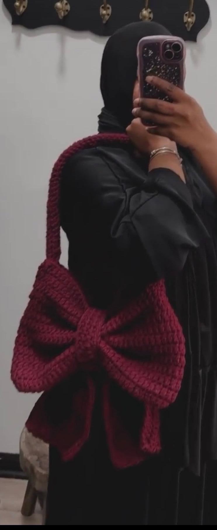 Crochet Bow Bag