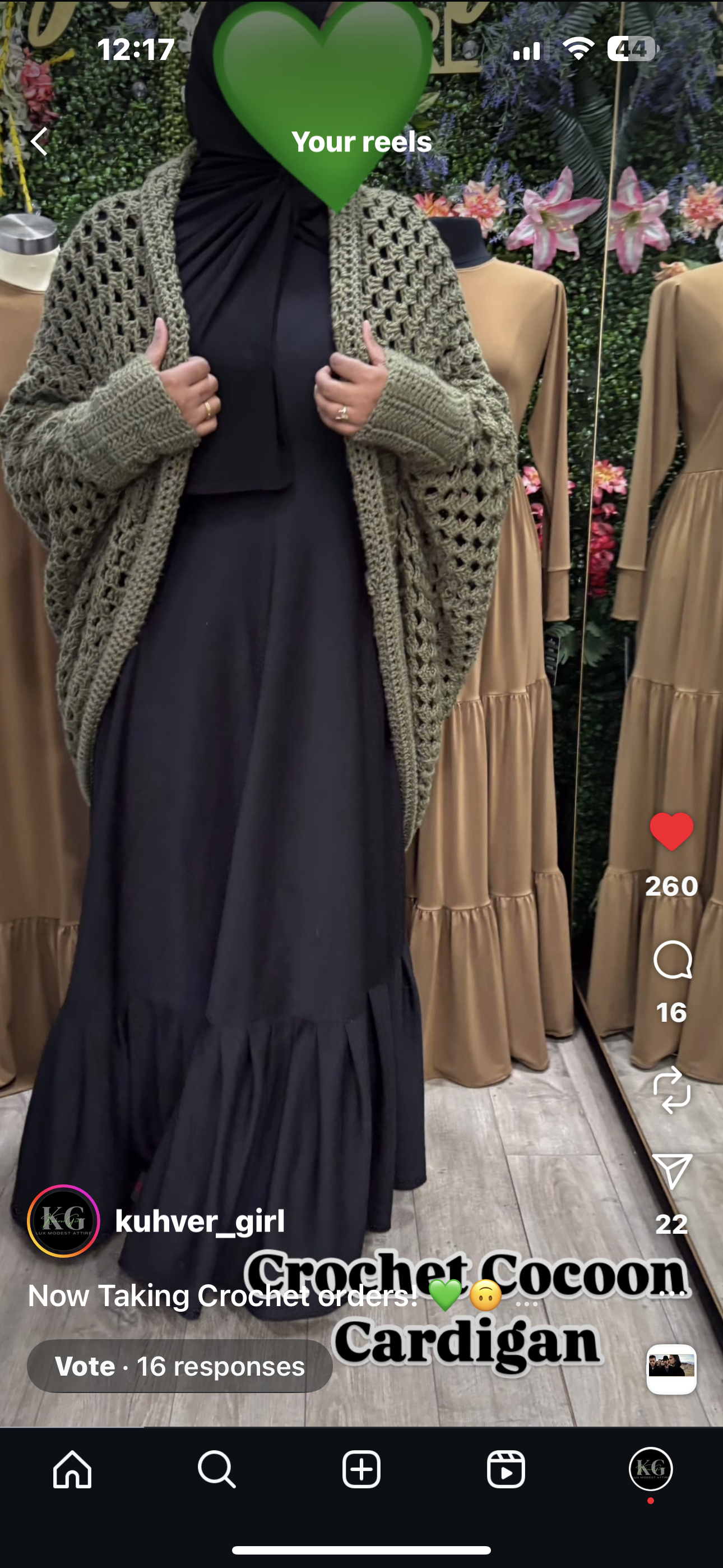 Crochet Cocoon Cardigan